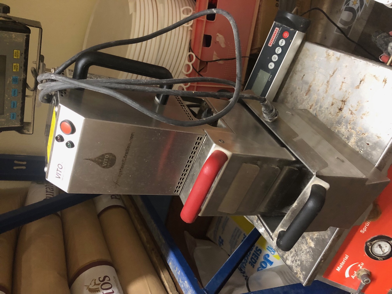 VITO Fettreinigungsgerät f. Fritteuse inkl. Filter