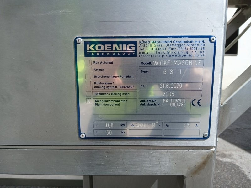 Wickelmaschine der Firma König