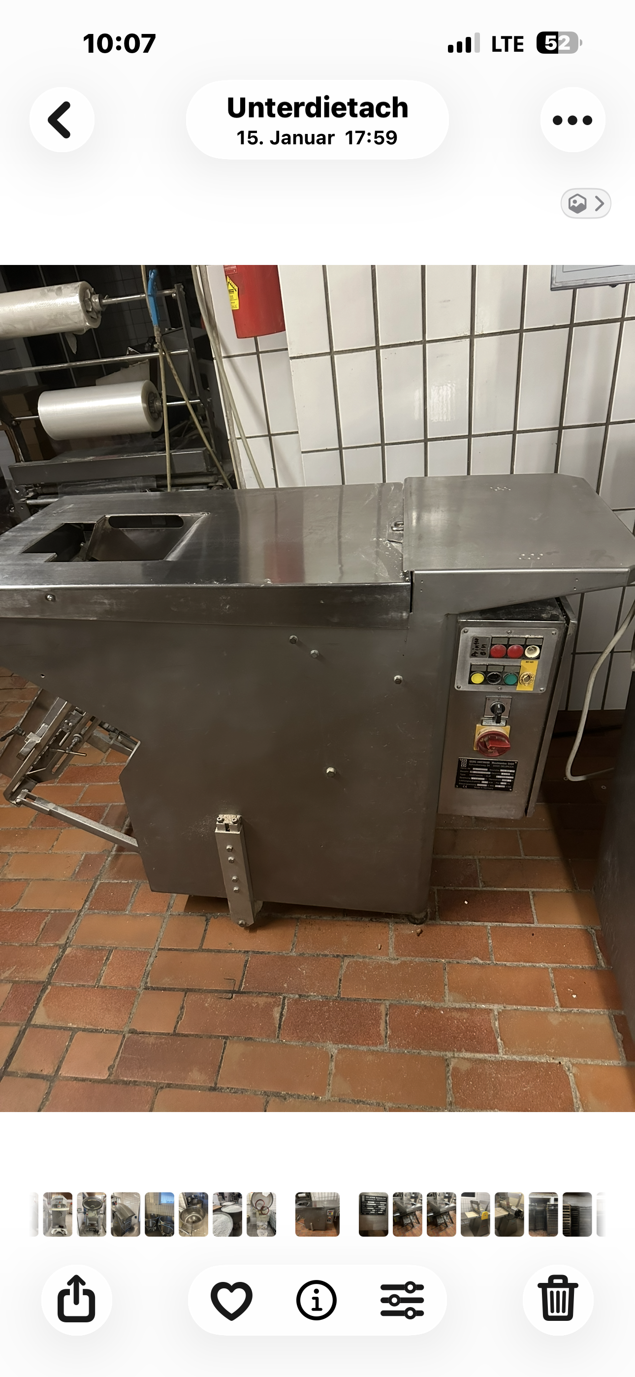 Beutelclipmaschine mit Datumsprinte