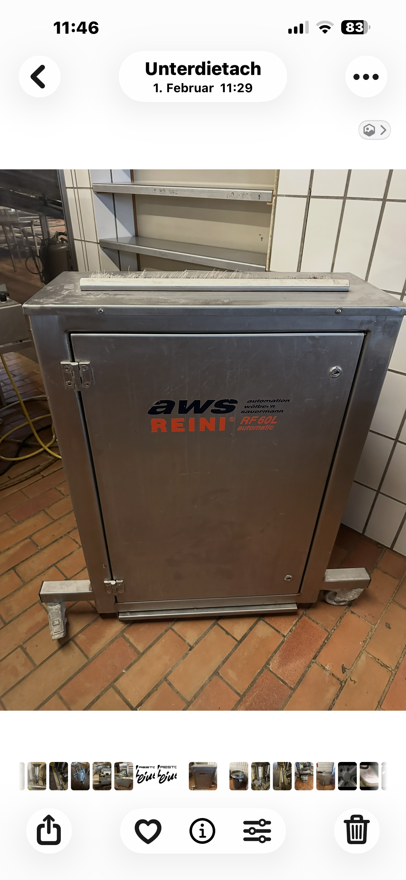 Blech Putzmaschine
